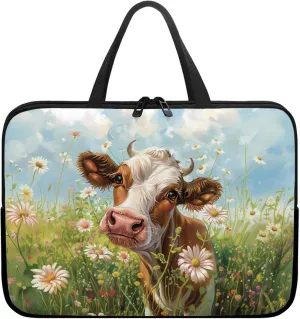 Laptop Sleeve Case for Women Slim & Water-Resistant Laptop Cover Bag
