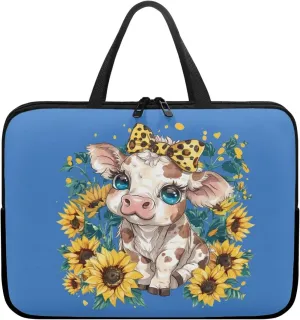 Laptop Sleeve Case for Women Slim & Water-Resistant Laptop Cover Bag