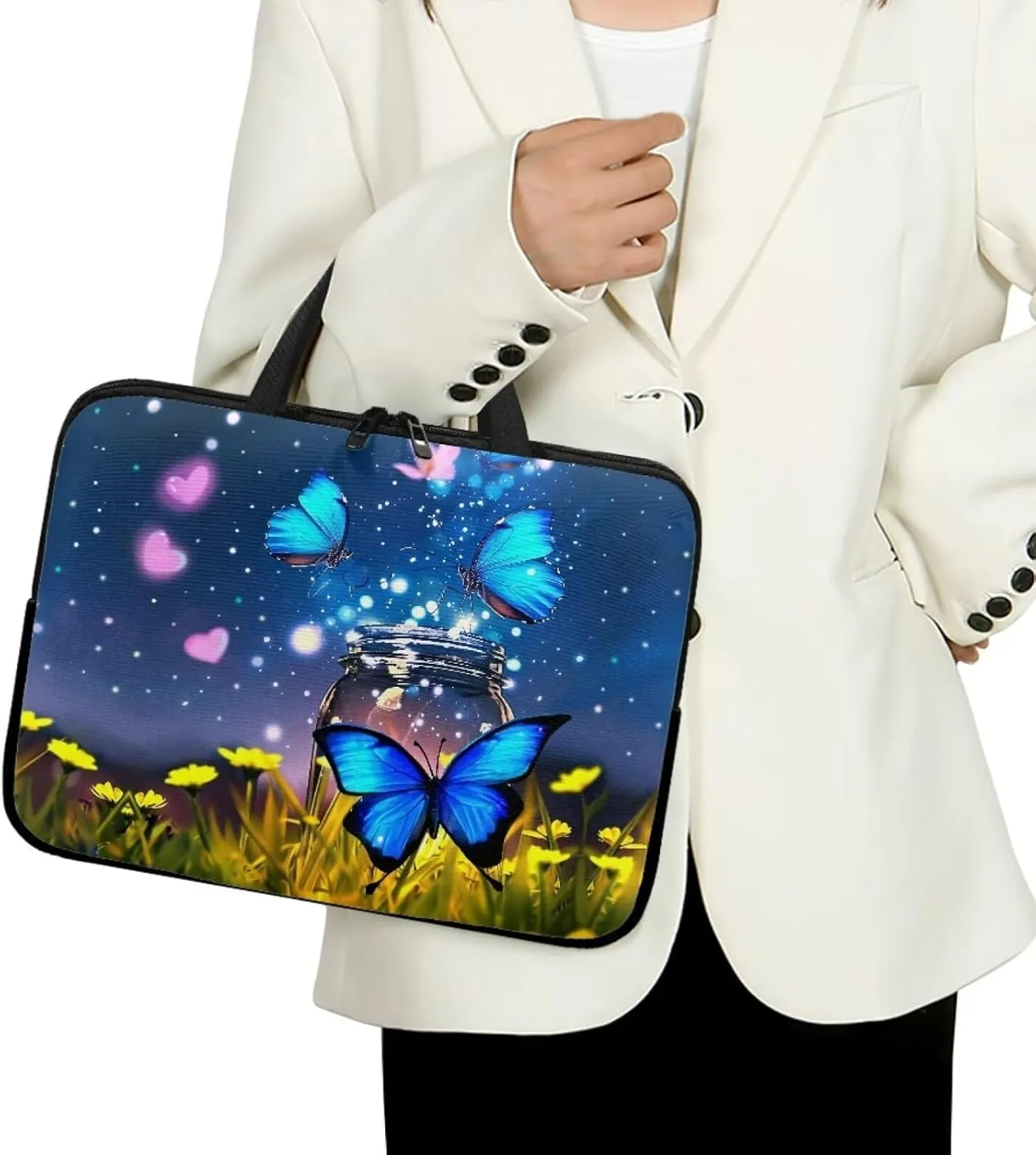 Laptop Sleeve for Women Men Durable Computer Carrying Case Protector