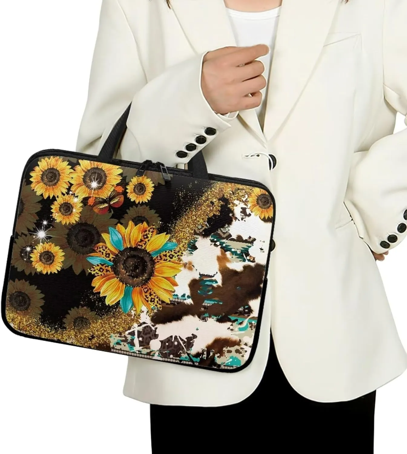 Laptop Sleeve for Women Men Durable Computer Carrying Case Protector