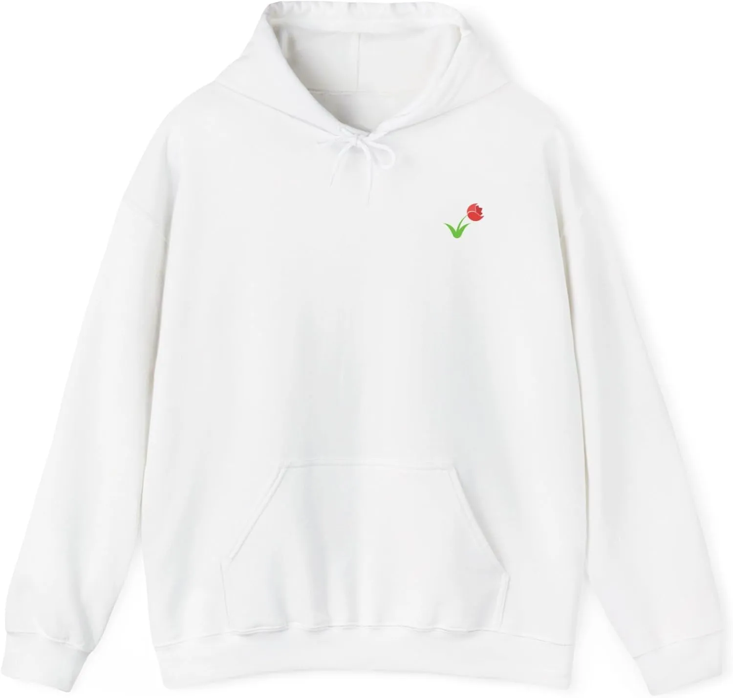 LAVANTAUS Trendy Queen Womens Oversized Hoodies Fleece Sweatshirts Long Sleeve Sweaters Heavy Blend Hooded Sweatshirt White