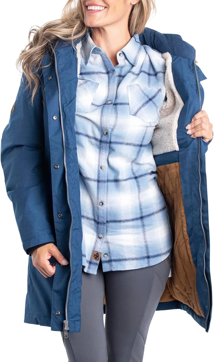 Legendary Whitetails Women's Water Resistant Anchorage Parka Winter Coat with Removable Hood