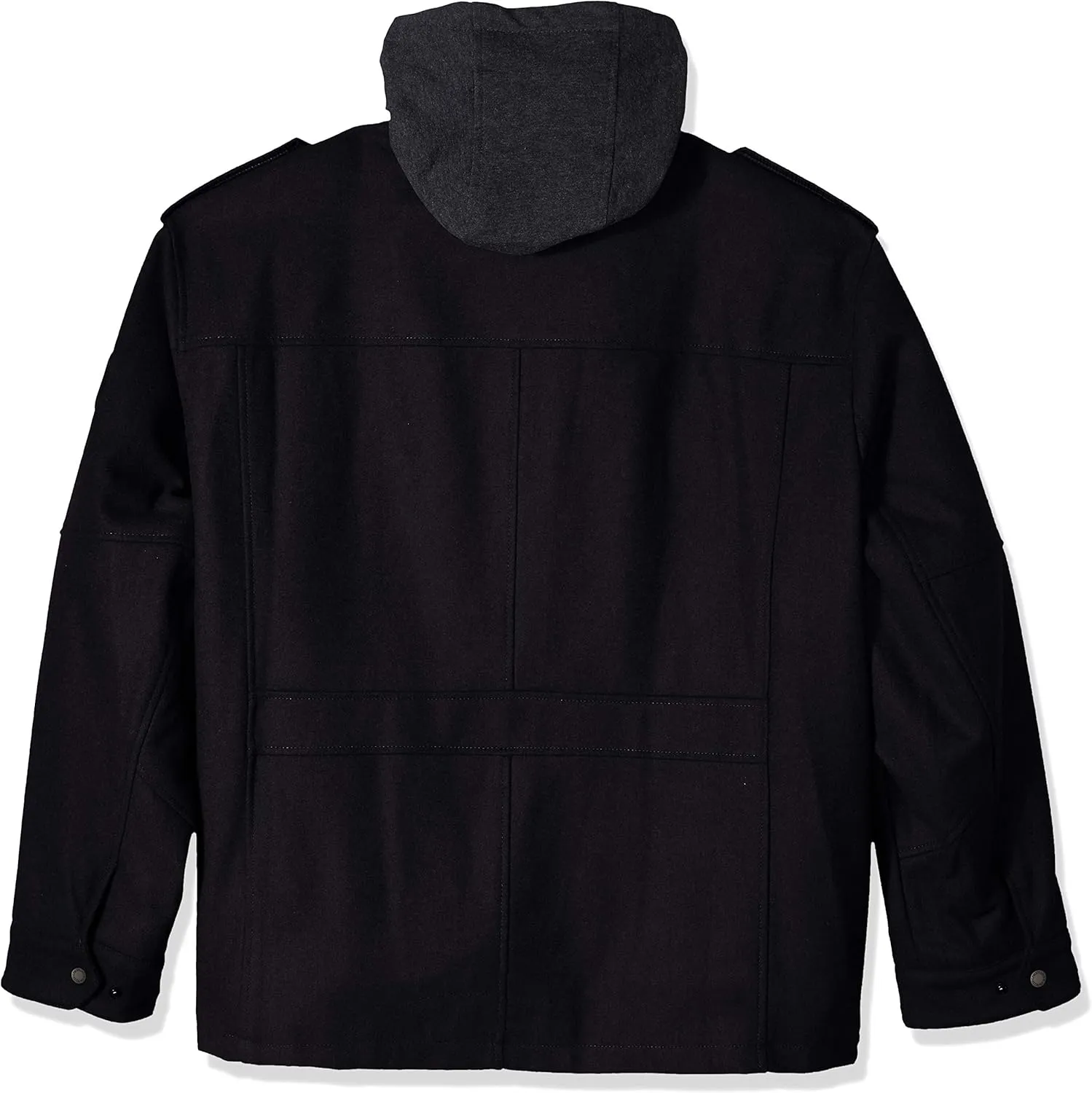 Levi's Men's Wool Blend Hooded Military Jacket (Regular & Big & Tall Sizes)