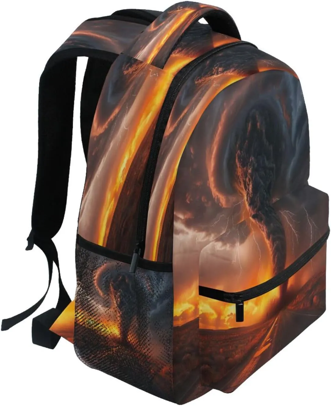 Lightning Tornado Backpack, Water Resistant Laptop Backpack Travel Casual Daypack#890