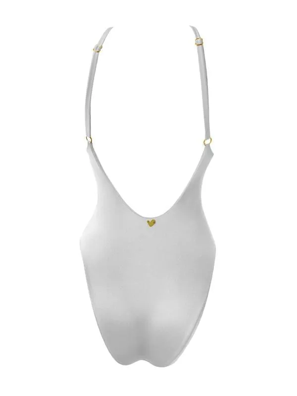 Liliana Montoya GAiA White Adjustable Strap One Piece Trikini