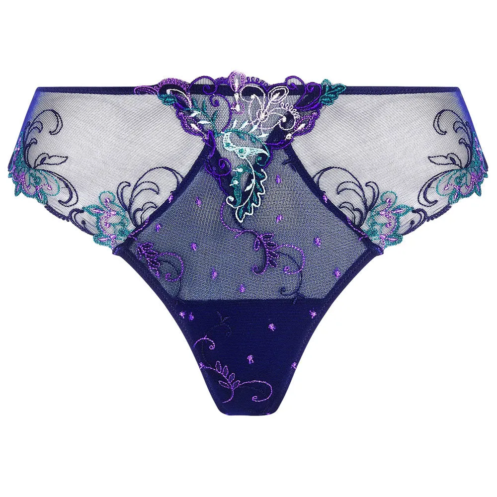 Lise Charmel 'Déesse Désirs' Midnight Blue Thong