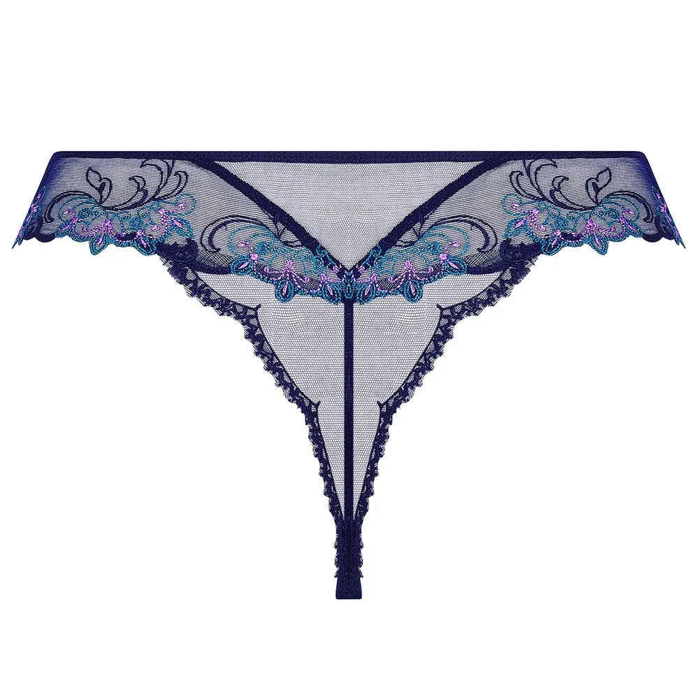Lise Charmel 'Déesse Désirs' Midnight Blue Thong