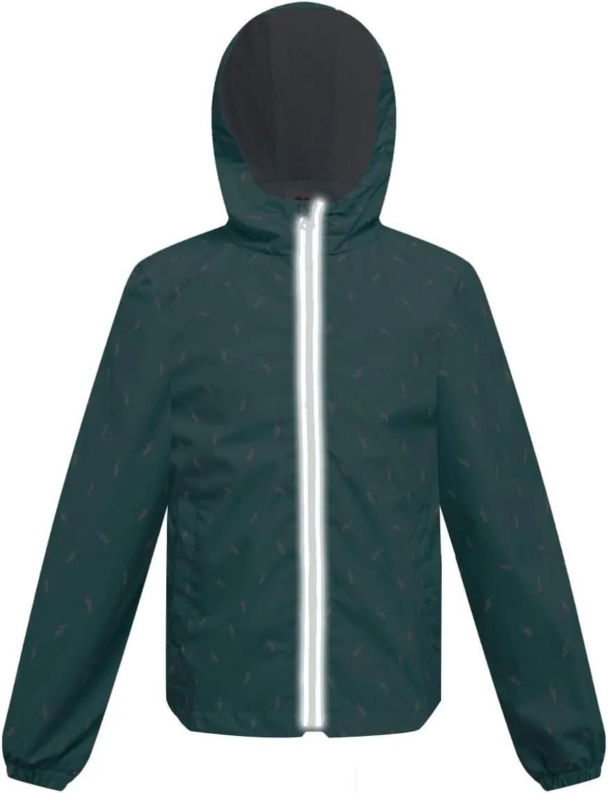 M2C Boys & Girls Hooded Light Weight Windbreaker Water Resistant Jacket