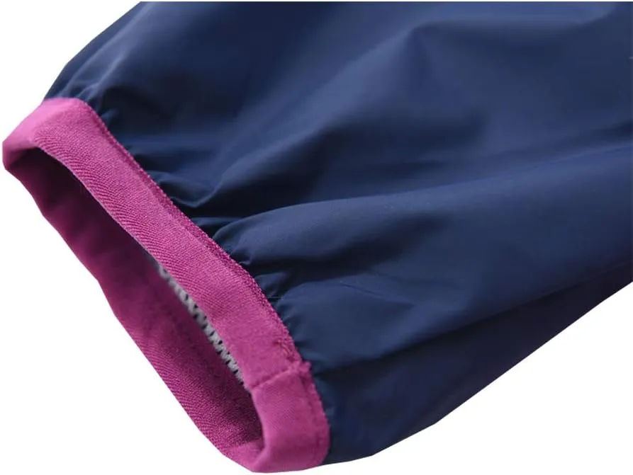 M2C Boys & Girls Hooded Light Weight Windbreaker Water Resistant Jacket