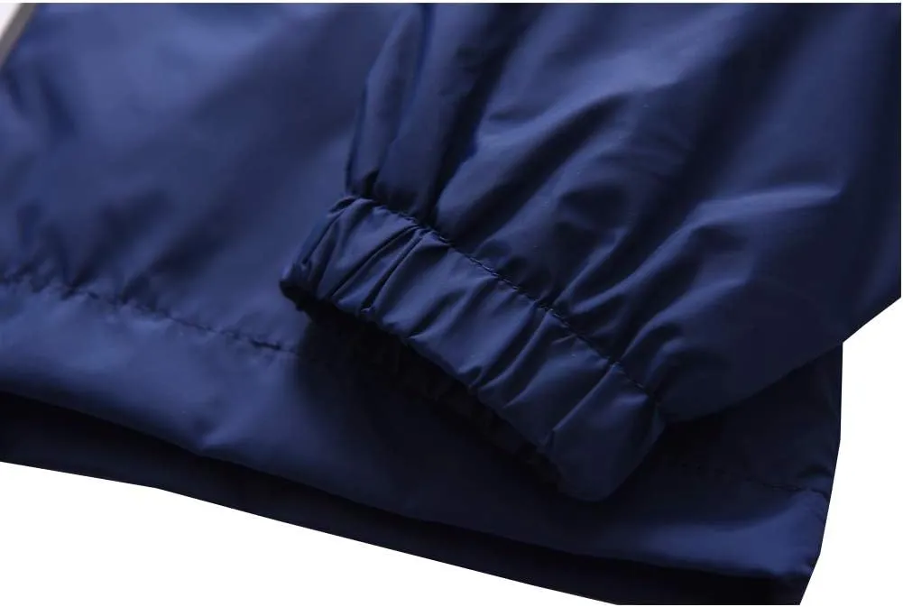 M2C Boys & Girls Hooded Light Weight Windbreaker Water Resistant Jacket
