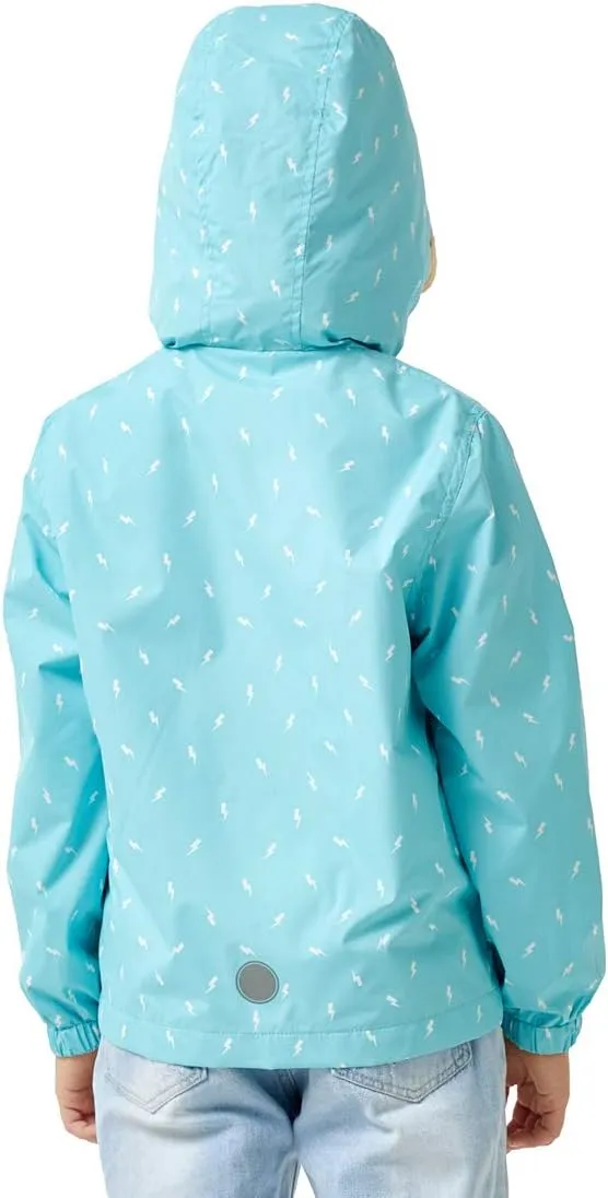 M2C Boys & Girls Hooded Light Weight Windbreaker Water Resistant Jacket