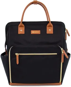 Maevn ReadyGO Water-Resistant Clinical Tote Backpack in Llama Print