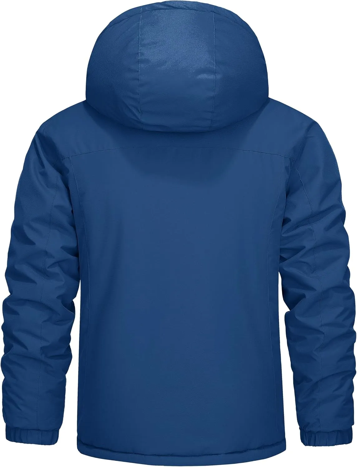 MAGCOMSEN Men's Winter Coats Ski Snow Rain Jackets Water Resistant with Hood Warm Fleece Parka Hiking Fishing Work