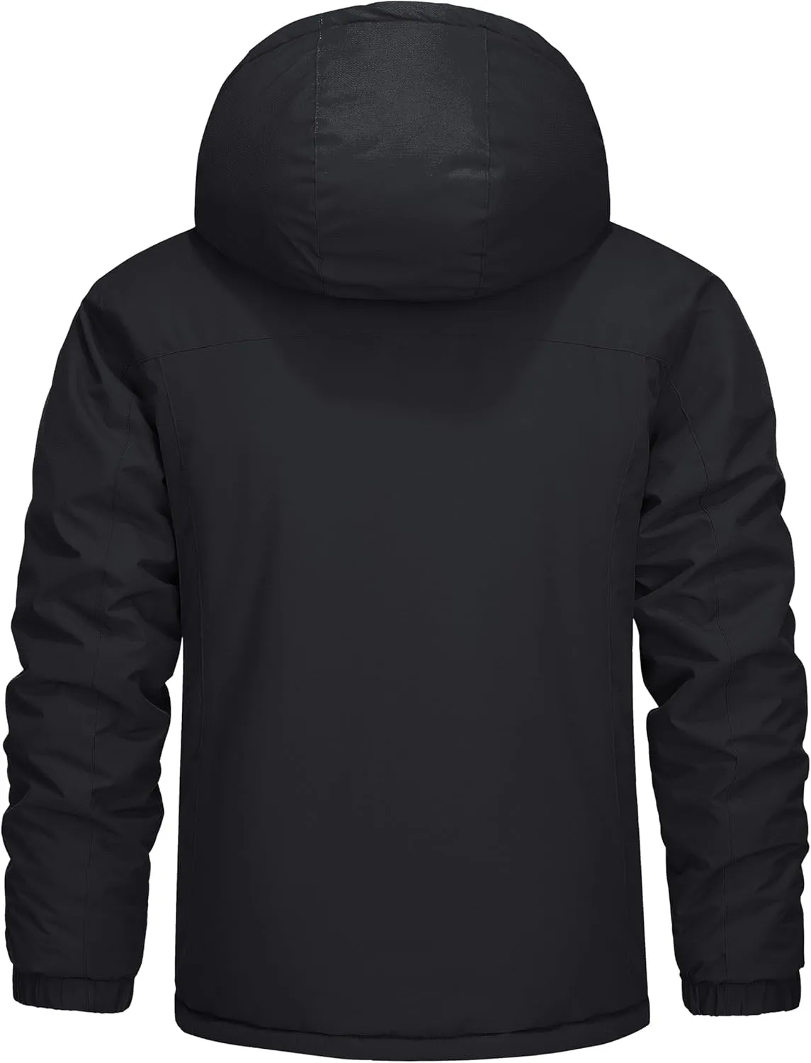 MAGCOMSEN Men's Winter Coats Ski Snow Rain Jackets Water Resistant with Hood Warm Fleece Parka Hiking Fishing Work