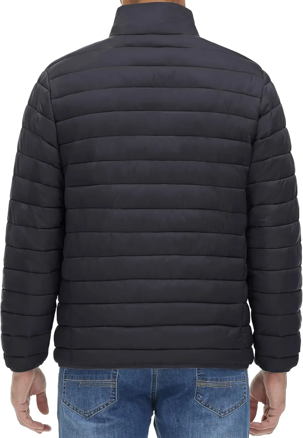 MAGINVIT Men's Puffer Jackets Lightweight Warm Winter Coat Water-Repellent Windbreaker Insulated Quilted Packable Jacket