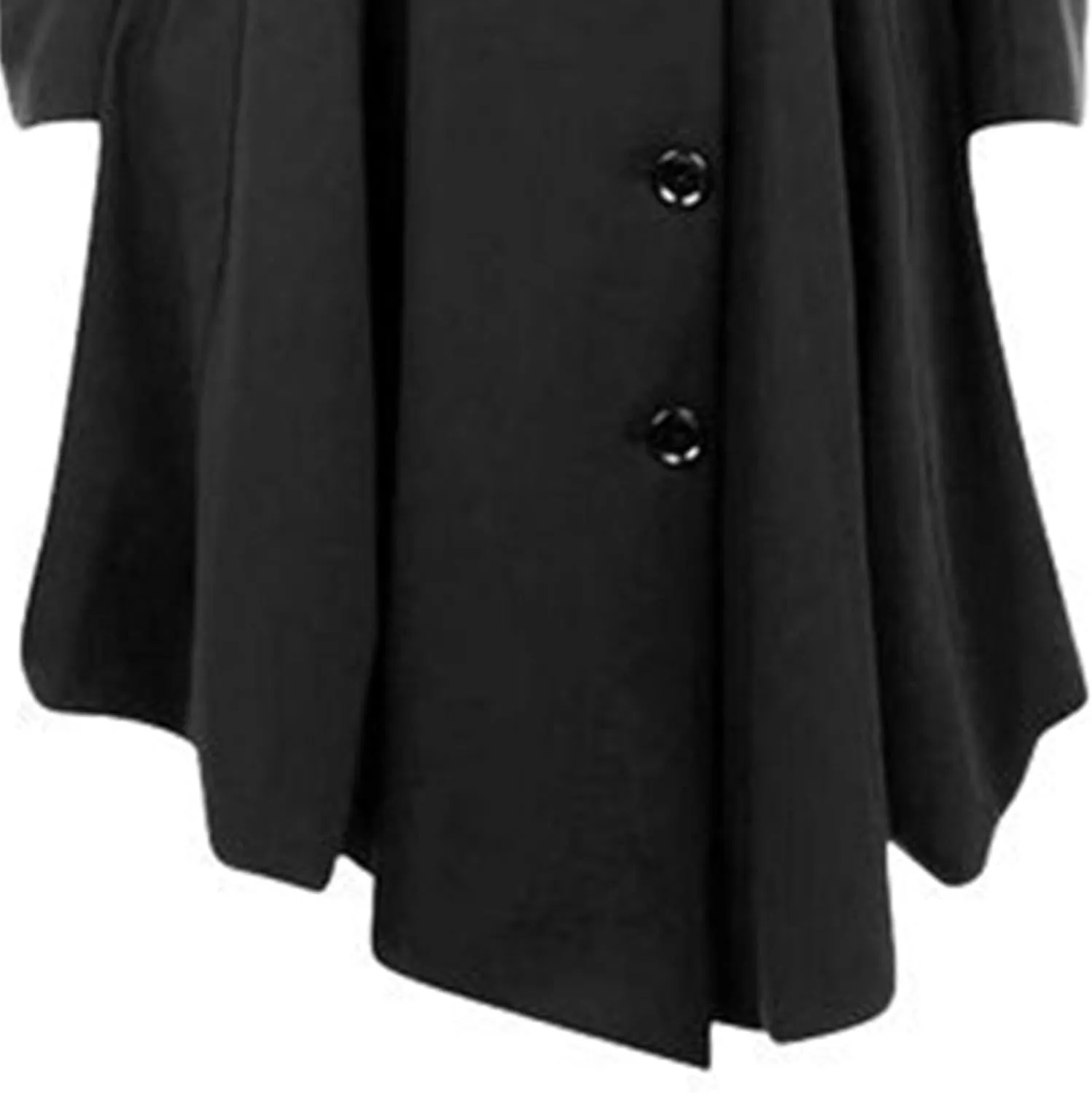 Maiyifu-GJ Womens Single Breasted Hooded Trench Coat Long Sleeve Wool Blend Dress Coats Fall Winter Mid Long Overcoat