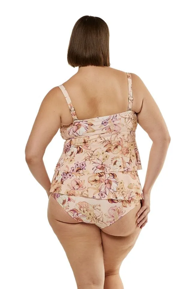 Maldives Bandeau Tiered Tankini Top