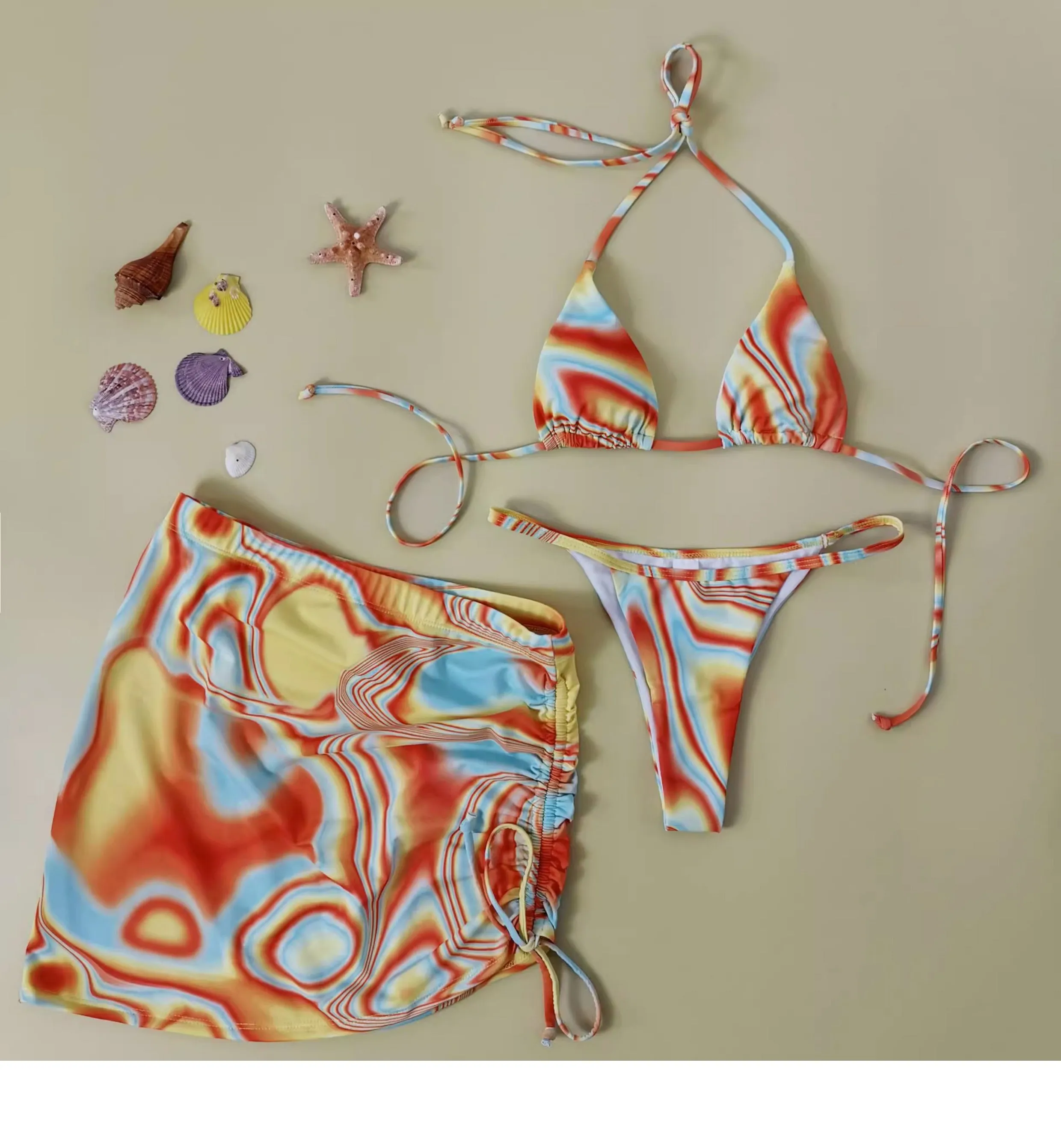 Marlyn Three Piece Bikini Set