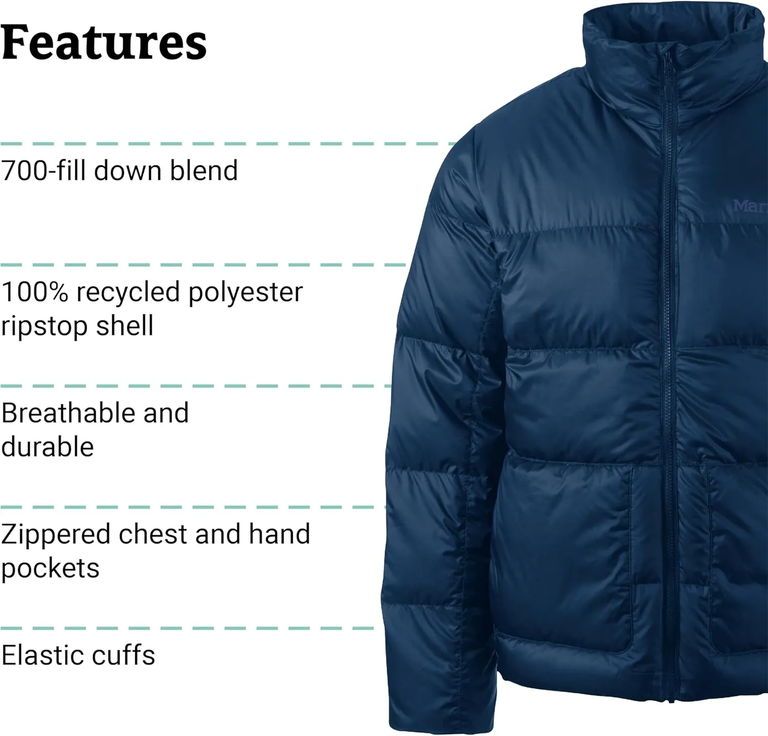 MARMOT Men's 700-fill Insulated, Water-Resistant, Lightweight Puffer Jacket