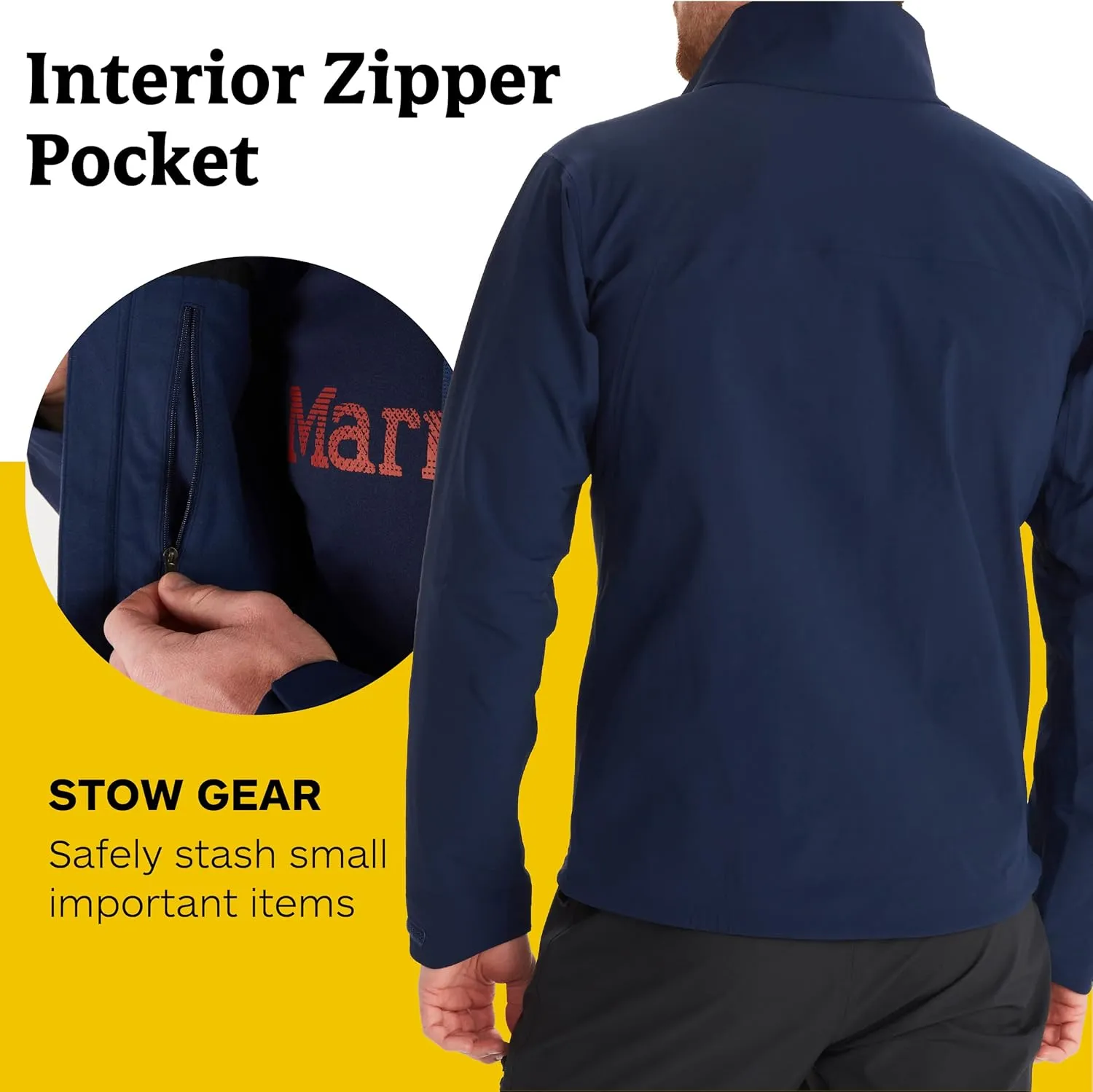 MARMOT Men's Alsek Jacket - Lightweight, Water-Resistant Softshell