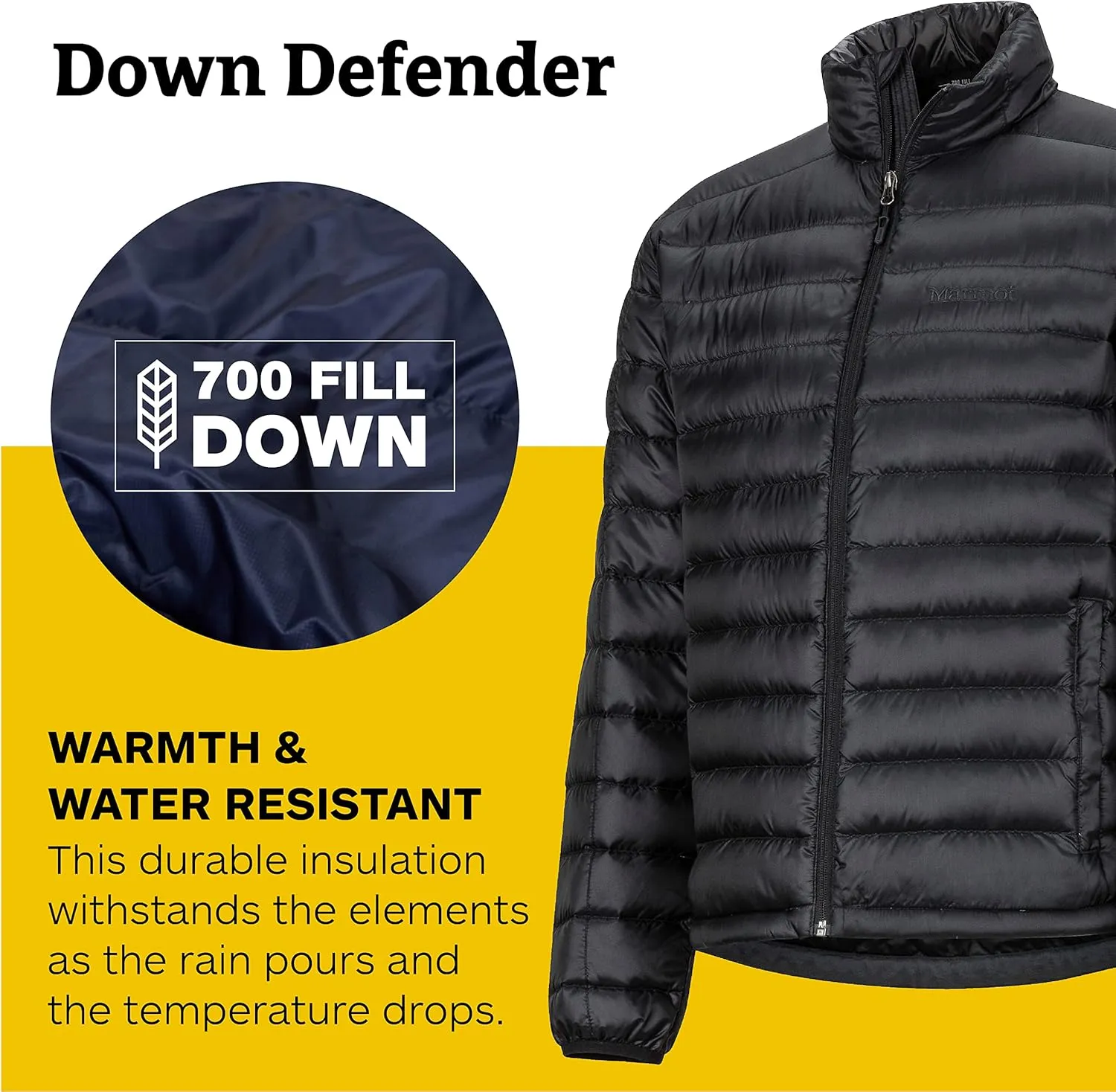 MARMOT Men's Zeus Jacket - 700-Fill Insulated, Water-Resistant, Lightweight Puffer