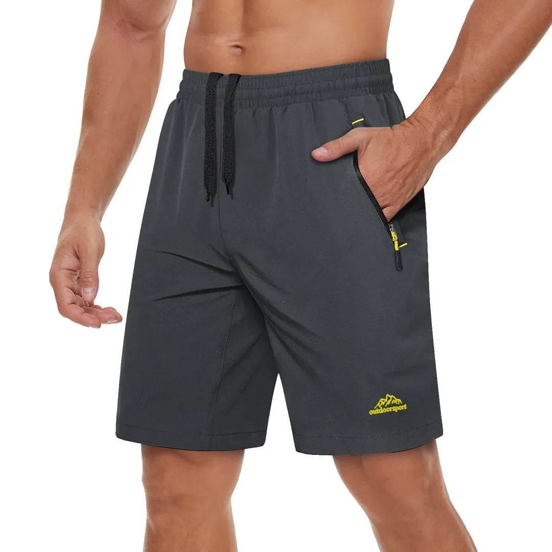 Men's Running Workout Shorts Quick Dry Gym Shorts