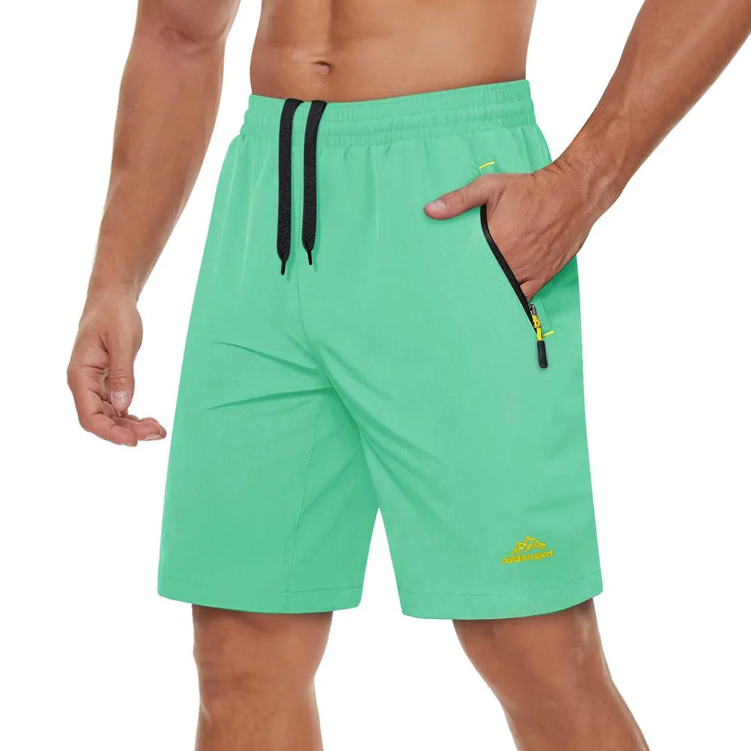 Men's Running Workout Shorts Quick Dry Gym Shorts
