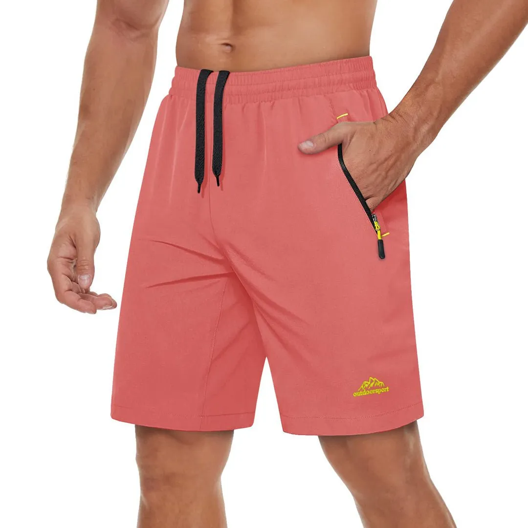 Men's Running Workout Shorts Quick Dry Gym Shorts