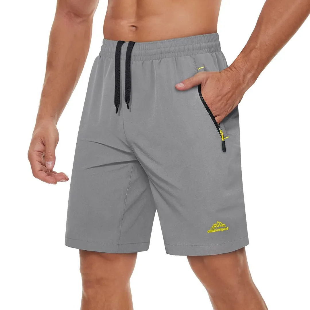 Men's Running Workout Shorts Quick Dry Gym Shorts