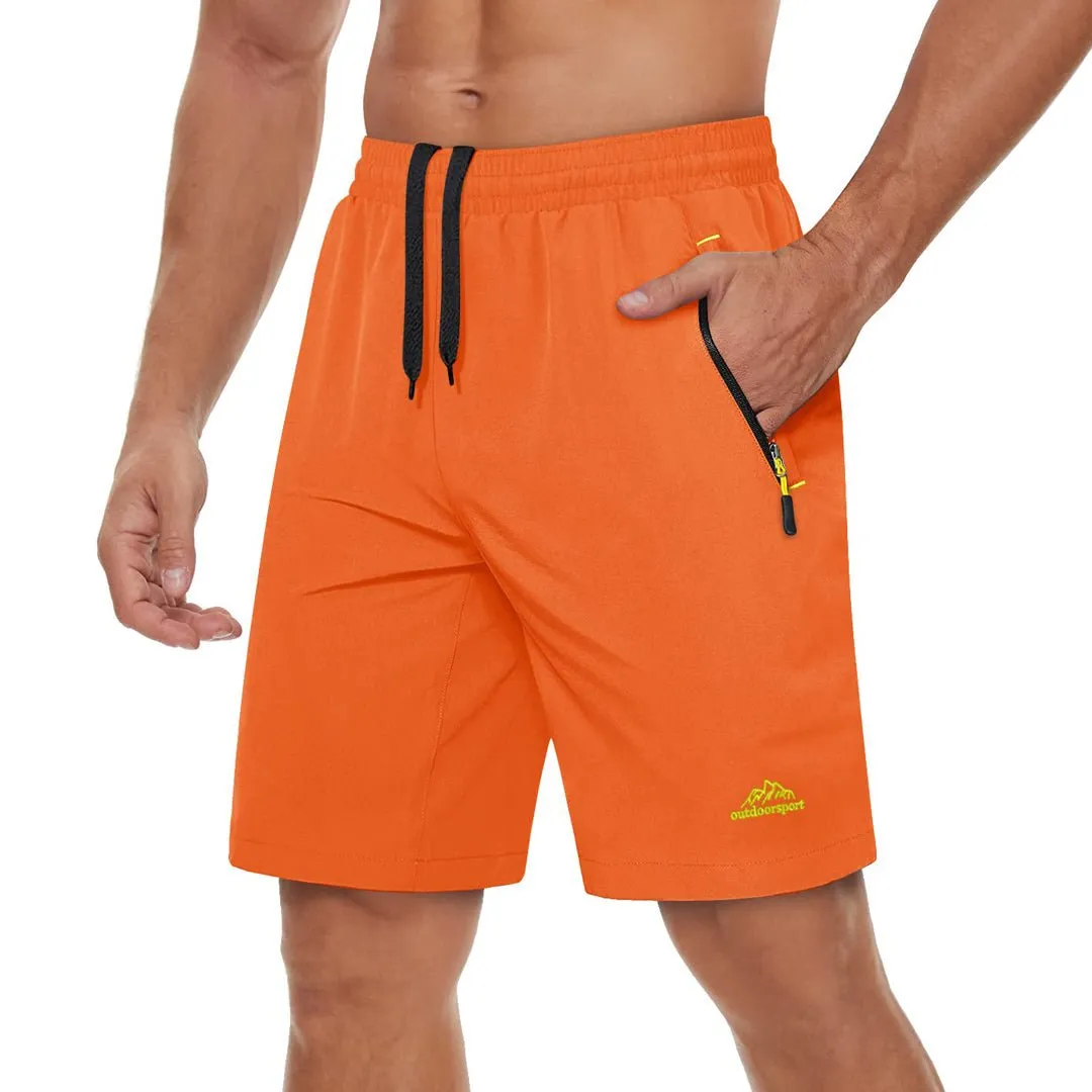 Men's Running Workout Shorts Quick Dry Gym Shorts