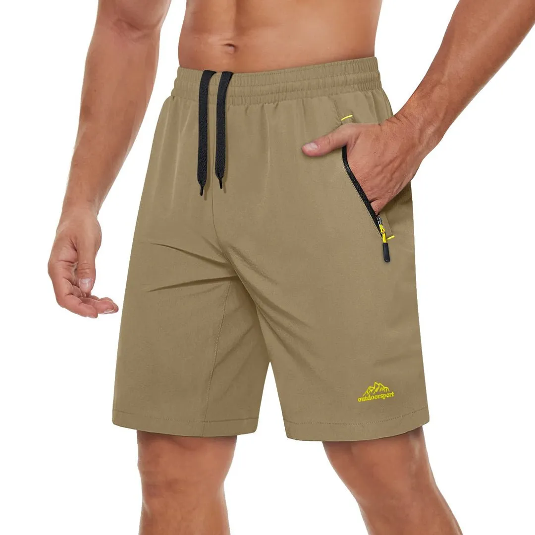 Men's Running Workout Shorts Quick Dry Gym Shorts