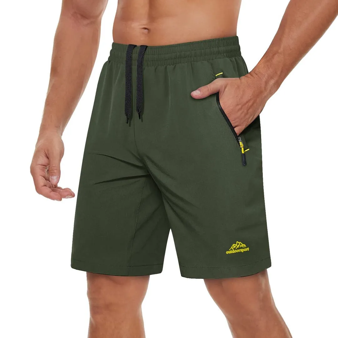 Men's Running Workout Shorts Quick Dry Gym Shorts