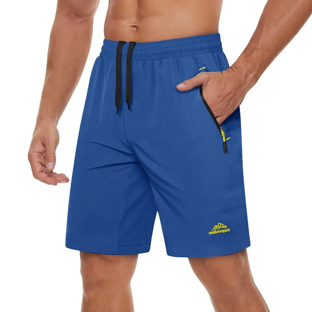 Men's Running Workout Shorts Quick Dry Gym Shorts