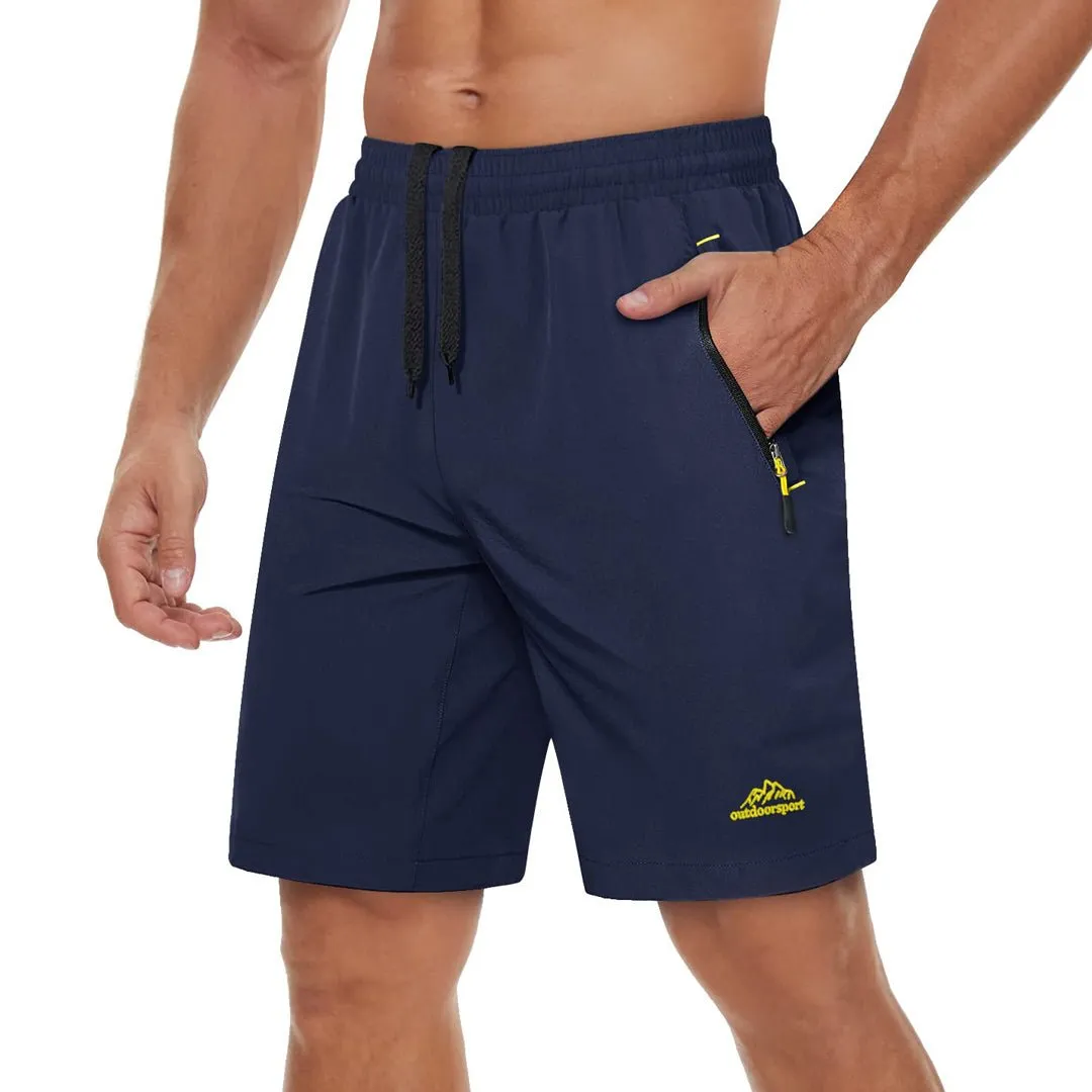 Men's Running Workout Shorts Quick Dry Gym Shorts