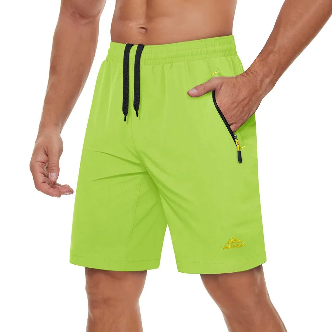 Men's Running Workout Shorts Quick Dry Gym Shorts
