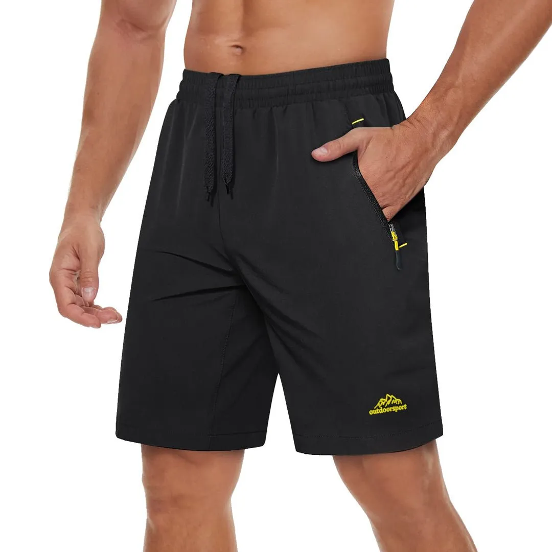 Men's Running Workout Shorts Quick Dry Gym Shorts