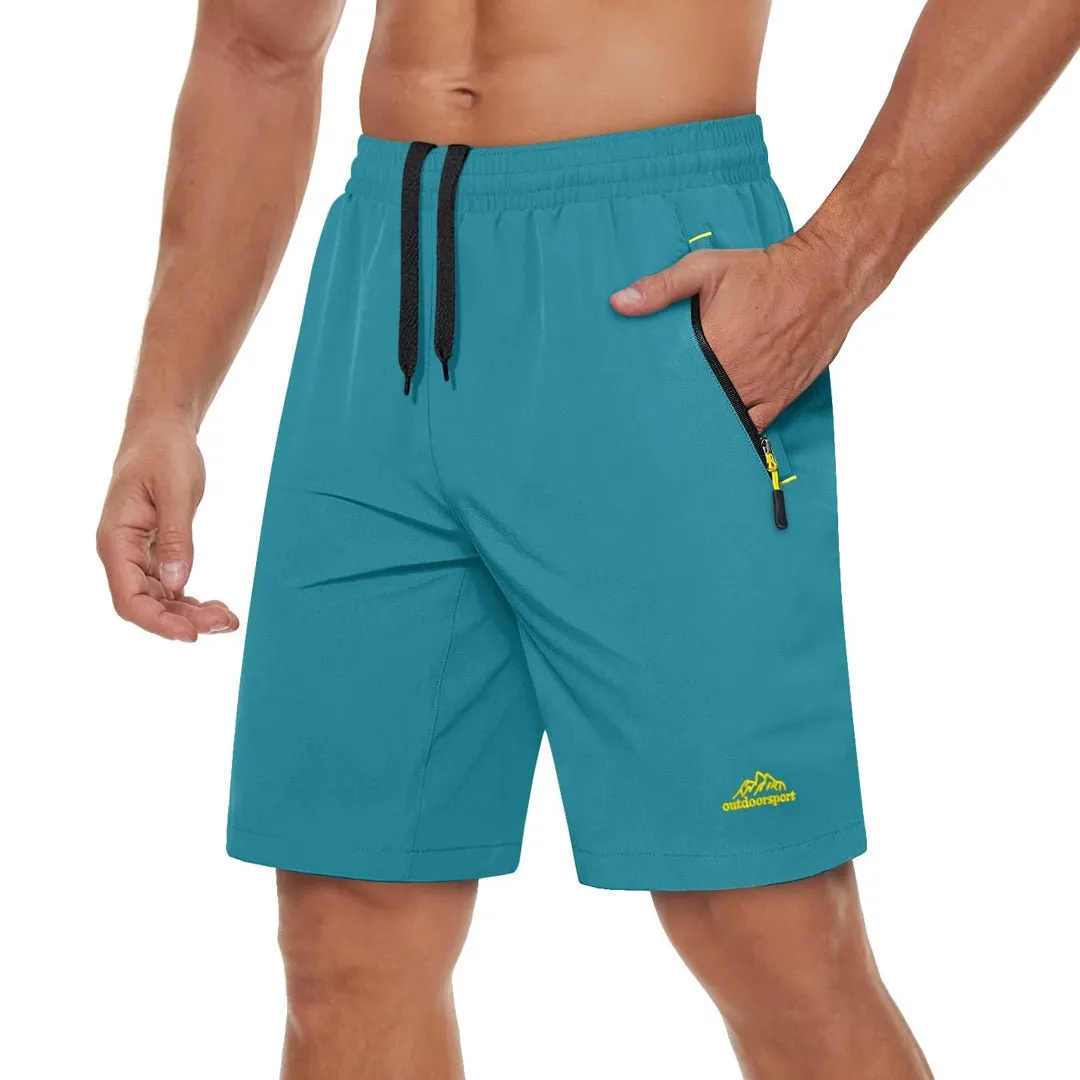 Men's Running Workout Shorts Quick Dry Gym Shorts