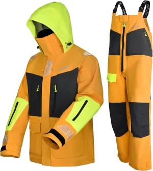 Men's Sailing Jacket & Bib Pants - Ocean PRO 3-Layer Shell, Waterproof, Breathable, Durable Combo Set