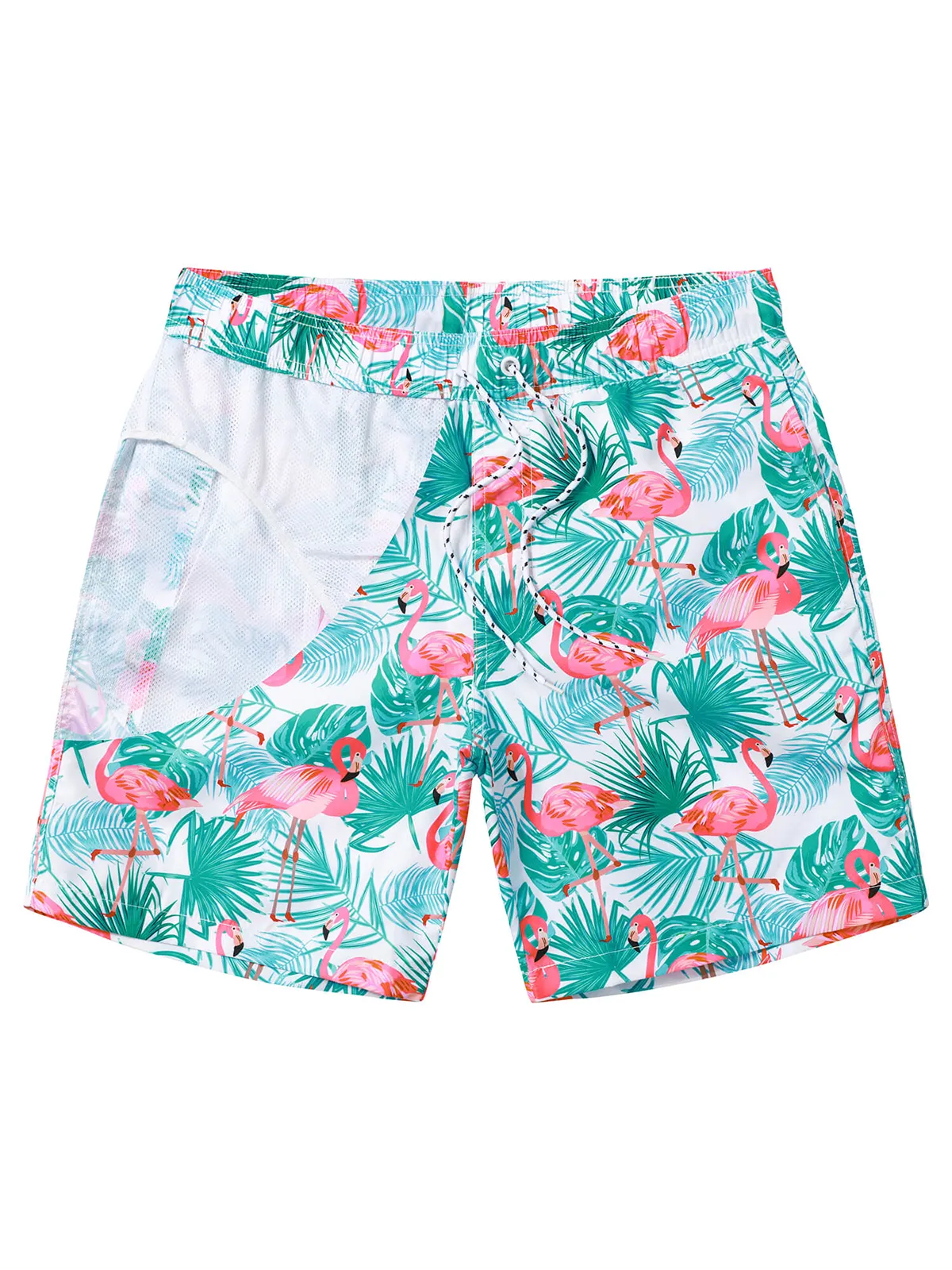 Men's Summer Funny Print Quick Dry Beach Swimming Trunks