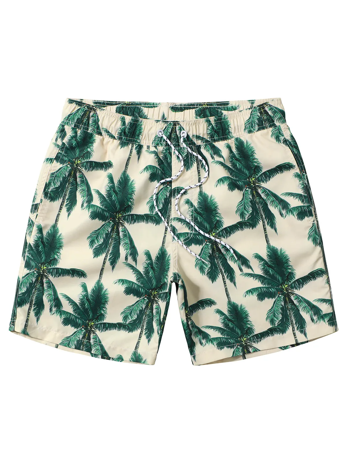 Men's Summer Funny Print Quick Dry Beach Swimming Trunks