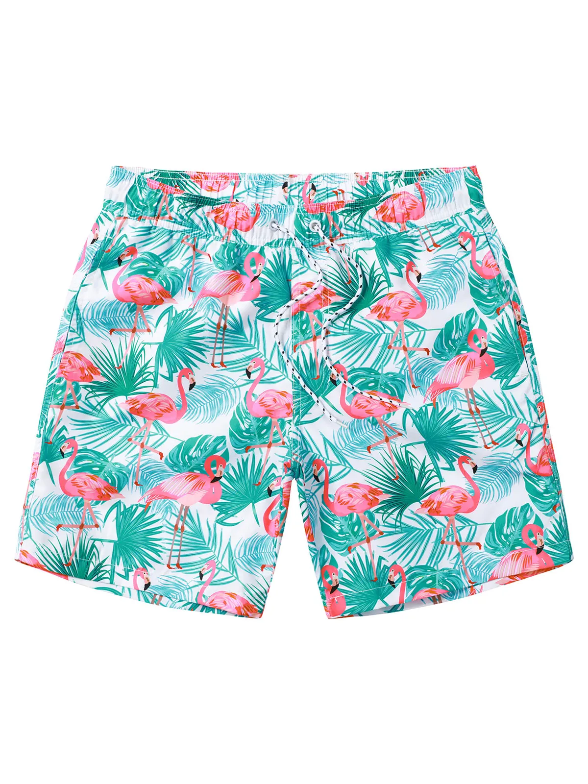 Men's Summer Funny Print Quick Dry Beach Swimming Trunks