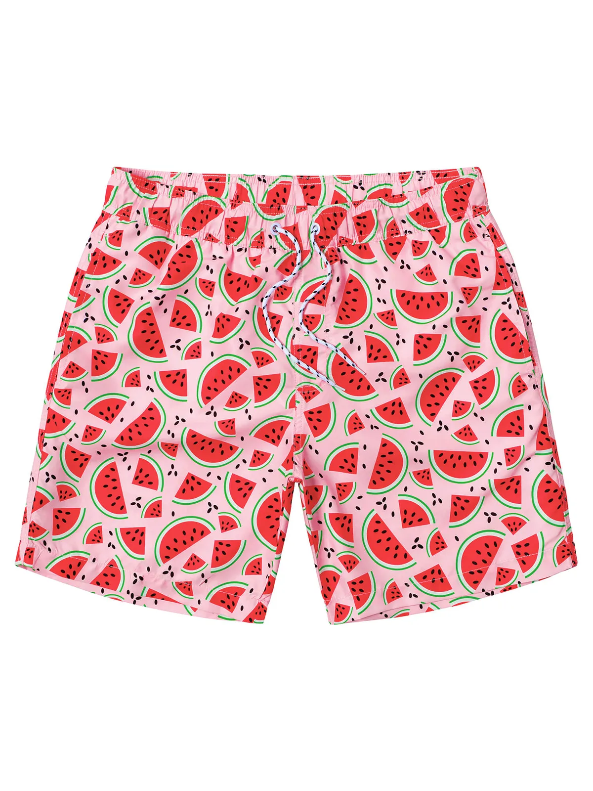 Men's Summer Funny Print Quick Dry Beach Swimming Trunks