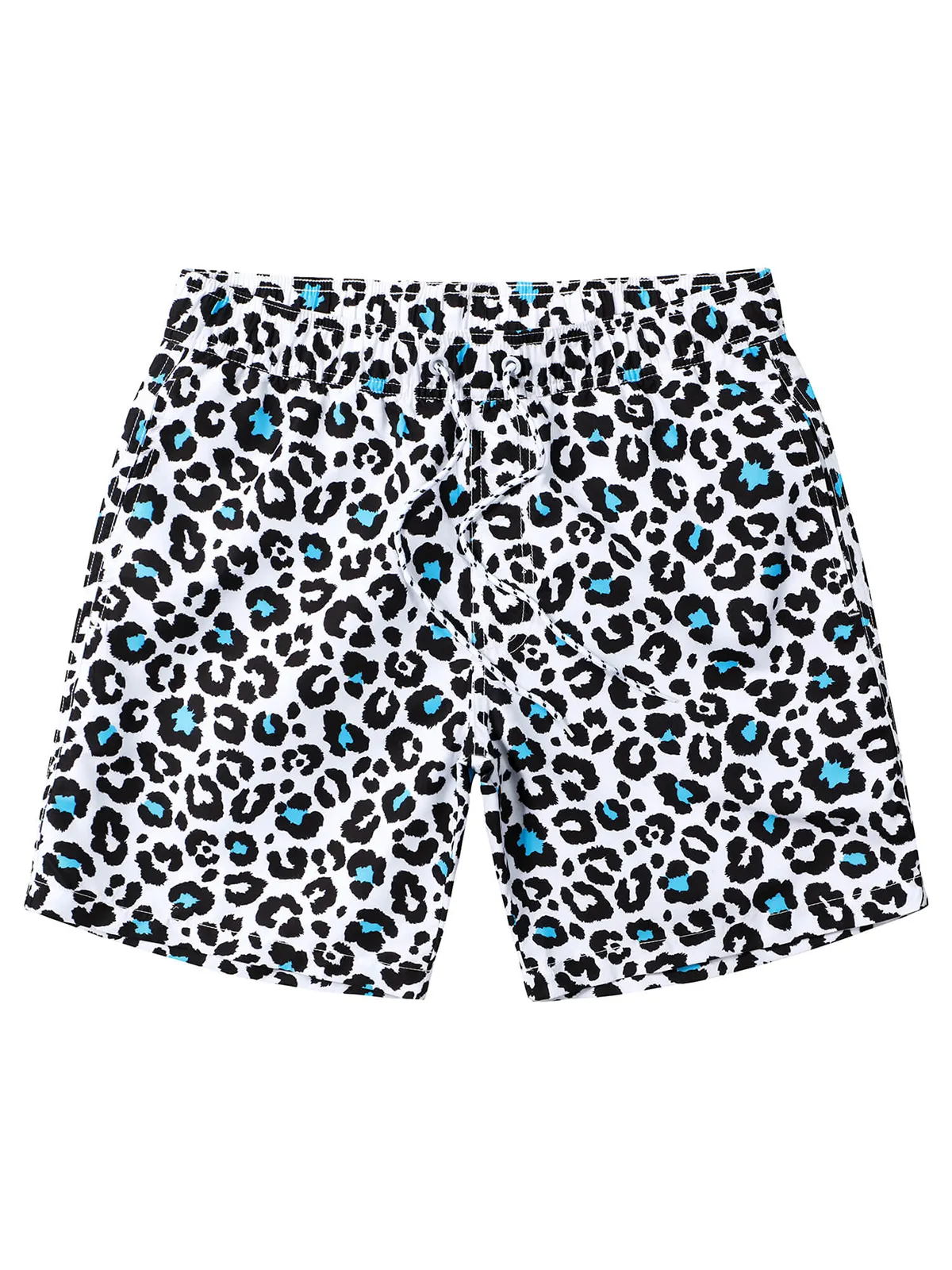 Men's Summer Funny Print Quick Dry Beach Swimming Trunks
