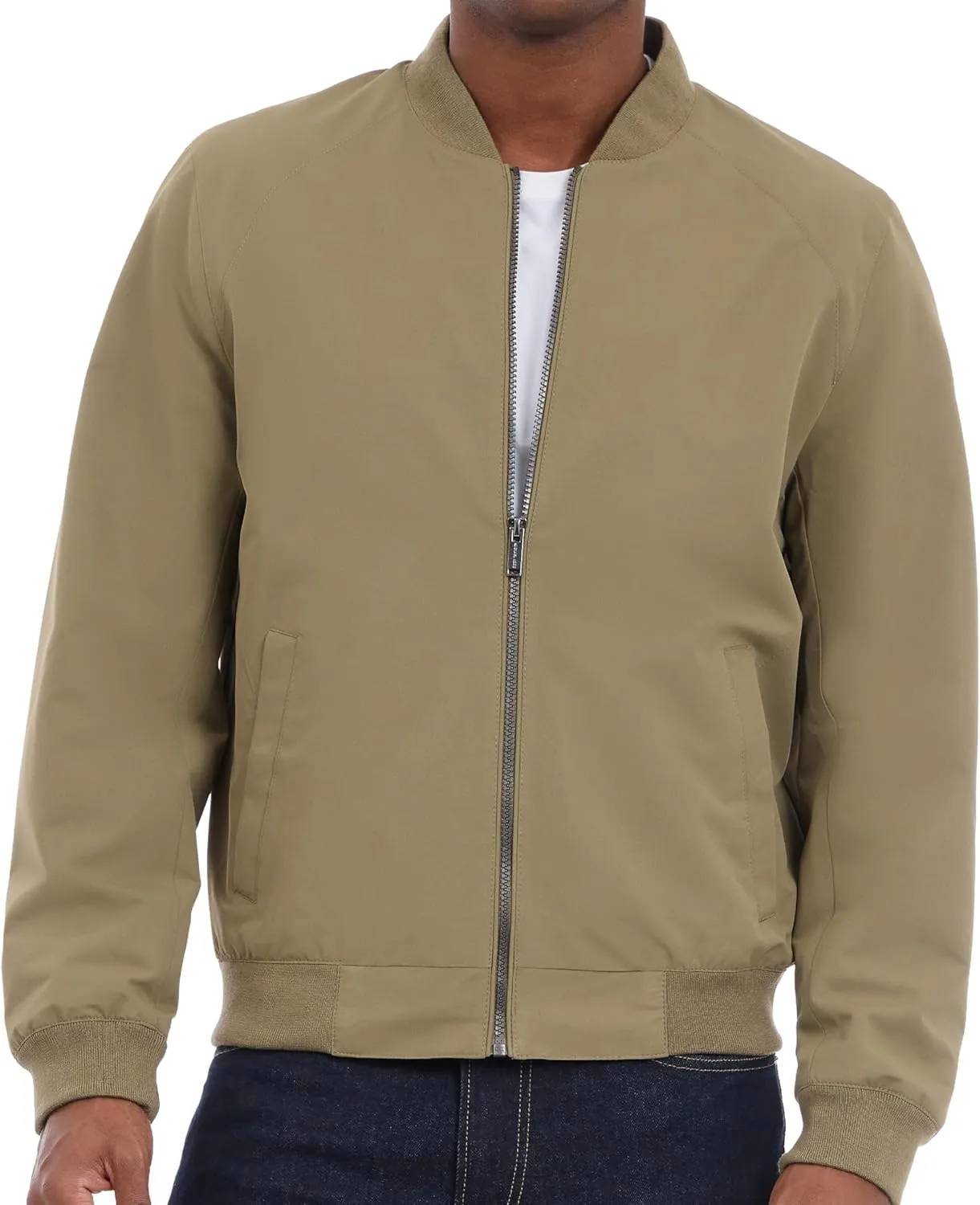 Michael Kors Men's Lightweight Bomber Jacket, Wind and Water Resistant