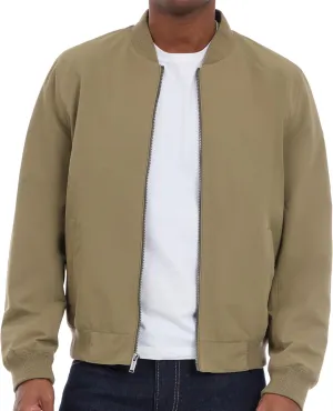 Michael Kors Men's Lightweight Bomber Jacket, Wind and Water Resistant