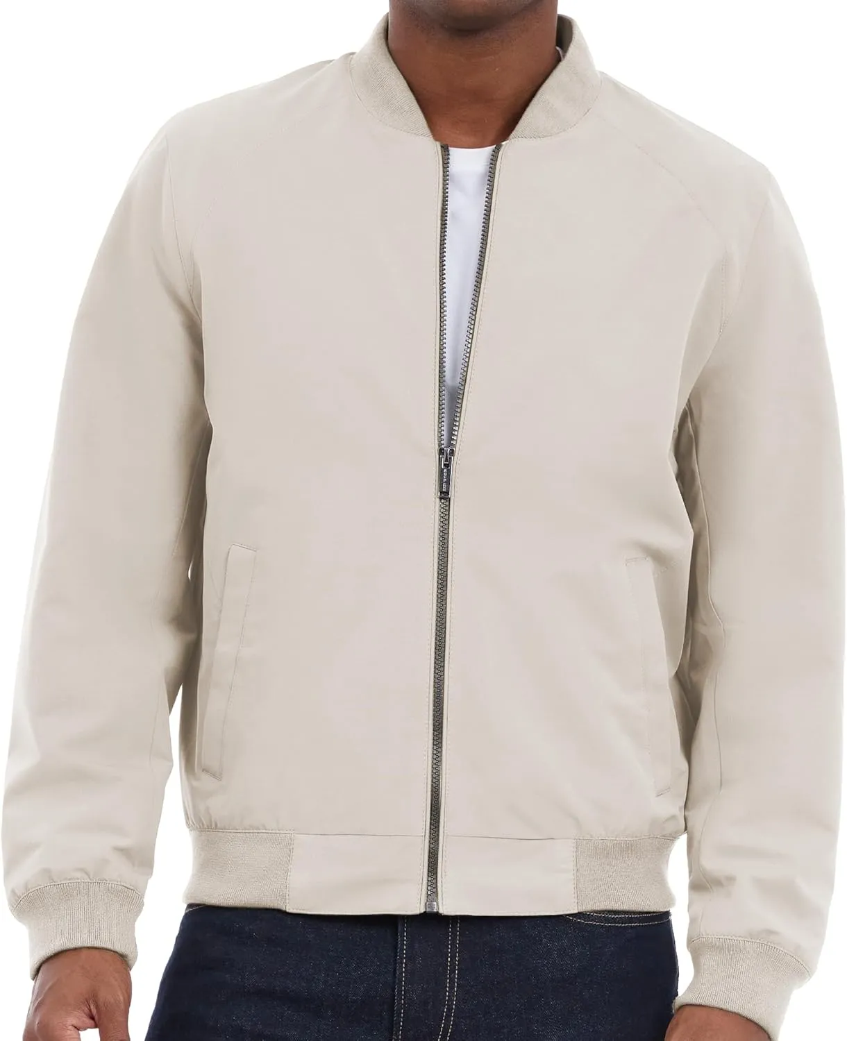 Michael Kors Men's Lightweight Bomber Jacket, Wind and Water Resistant