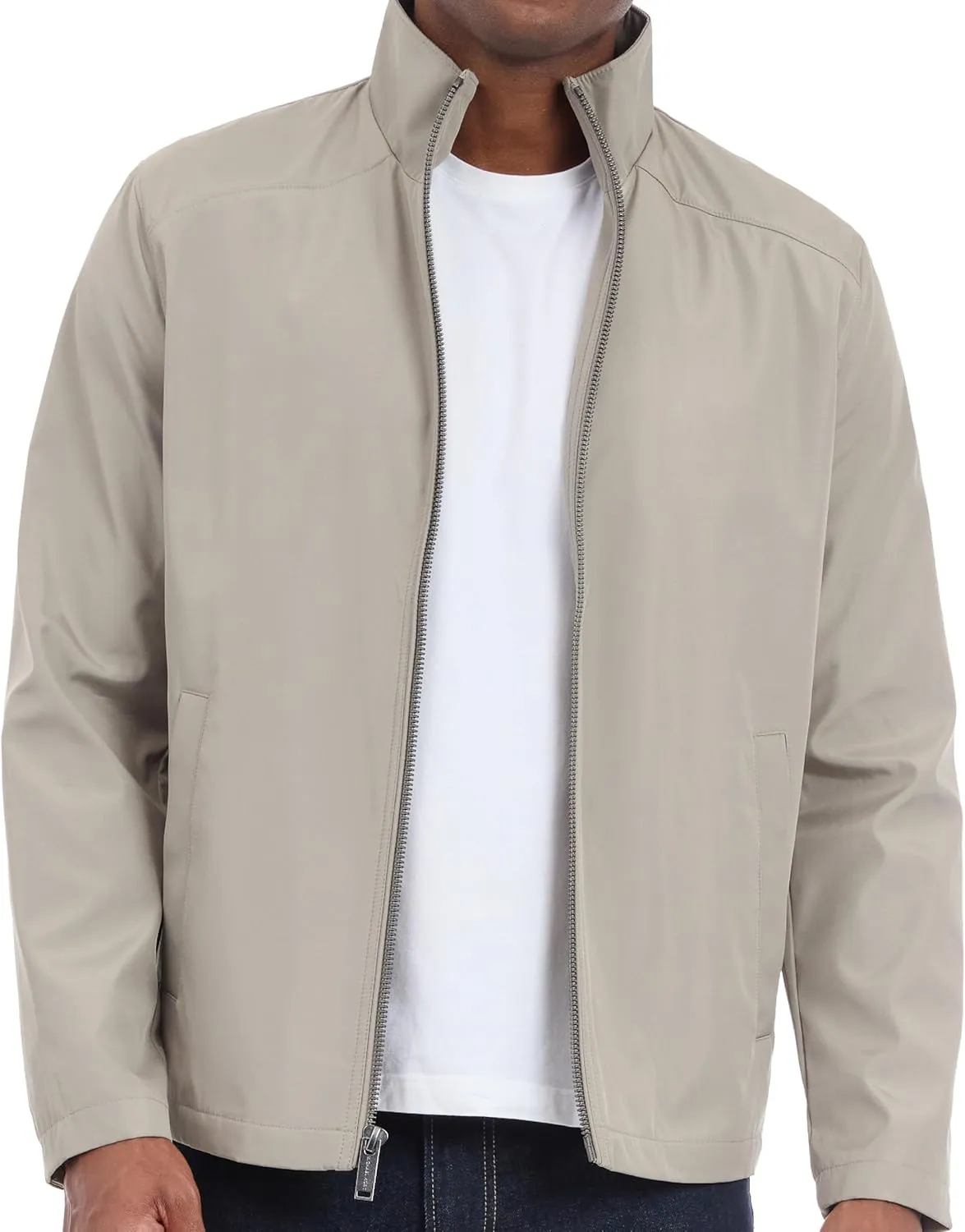 Michael Kors Men's Reinforced Polyester Jacket, Wind and Water Resistant