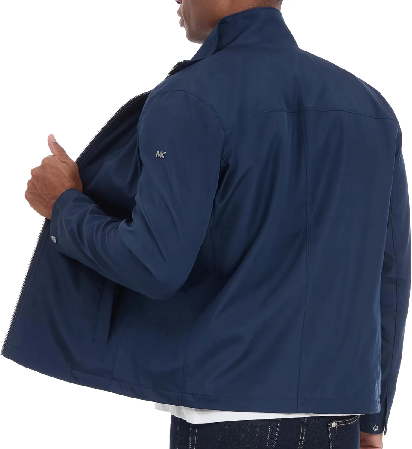 Michael Kors Men's Reinforced Polyester Jacket, Wind and Water Resistant