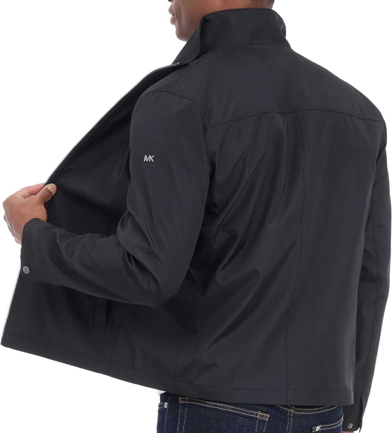 Michael Kors Men's Reinforced Polyester Jacket, Wind and Water Resistant