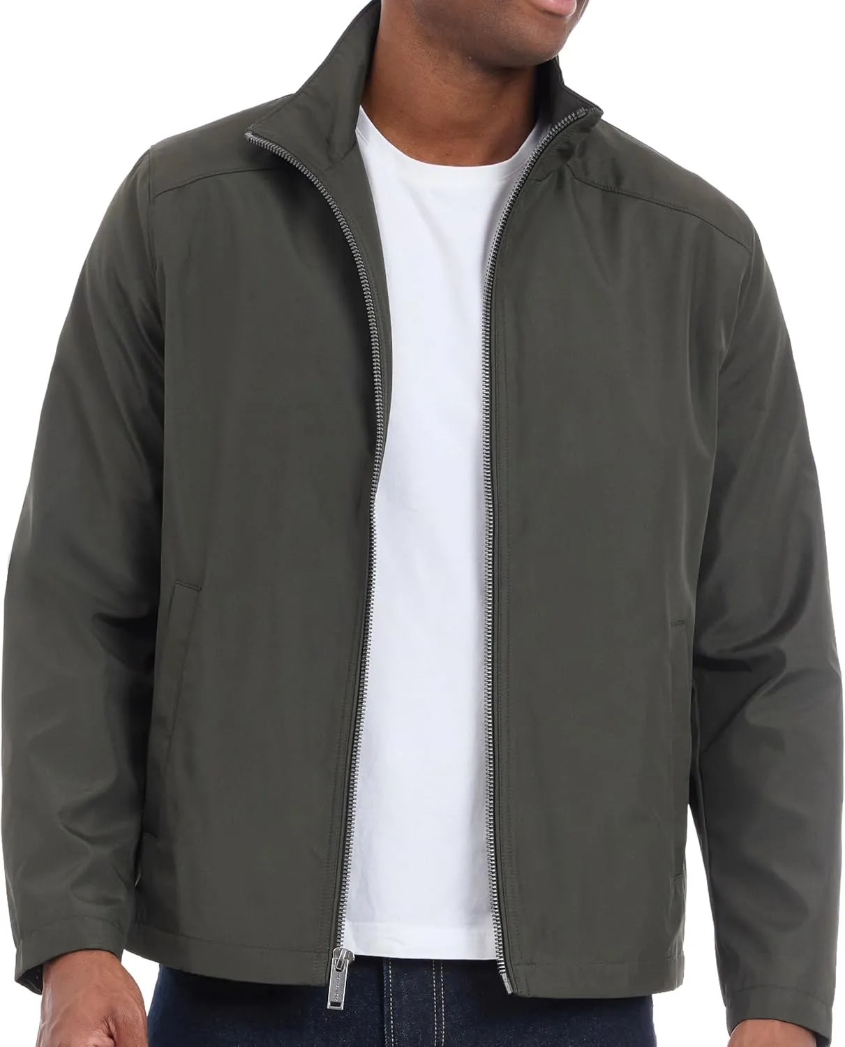 Michael Kors Men's Reinforced Polyester Jacket, Wind and Water Resistant